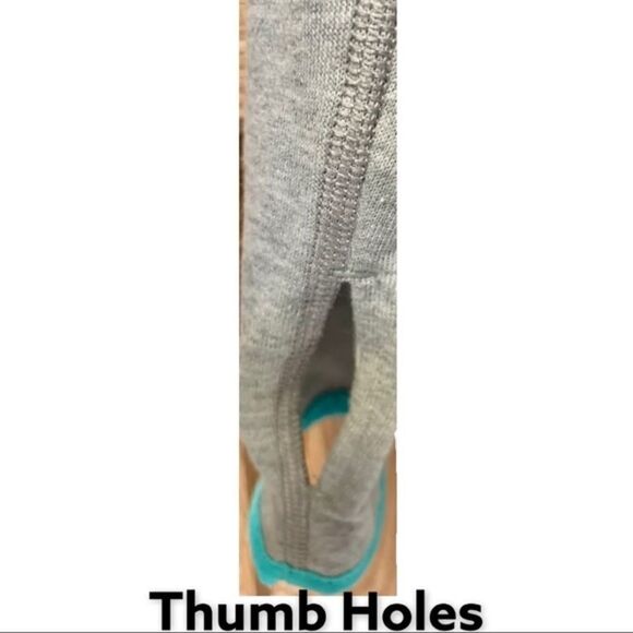 NEW WITHOUT TAGS Nike Gray & Teal Hoodie - Picture 5 of 9